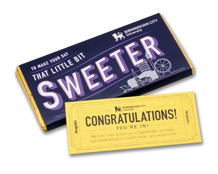 Personalised 50g Bar with Golden Ticket