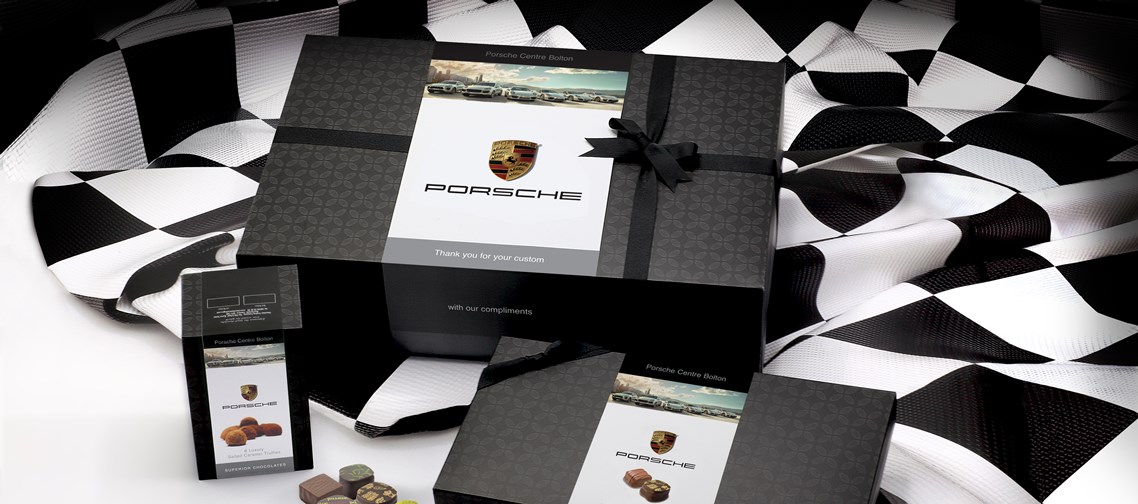 Porsche Corporate Personalised Chocolate Hamper