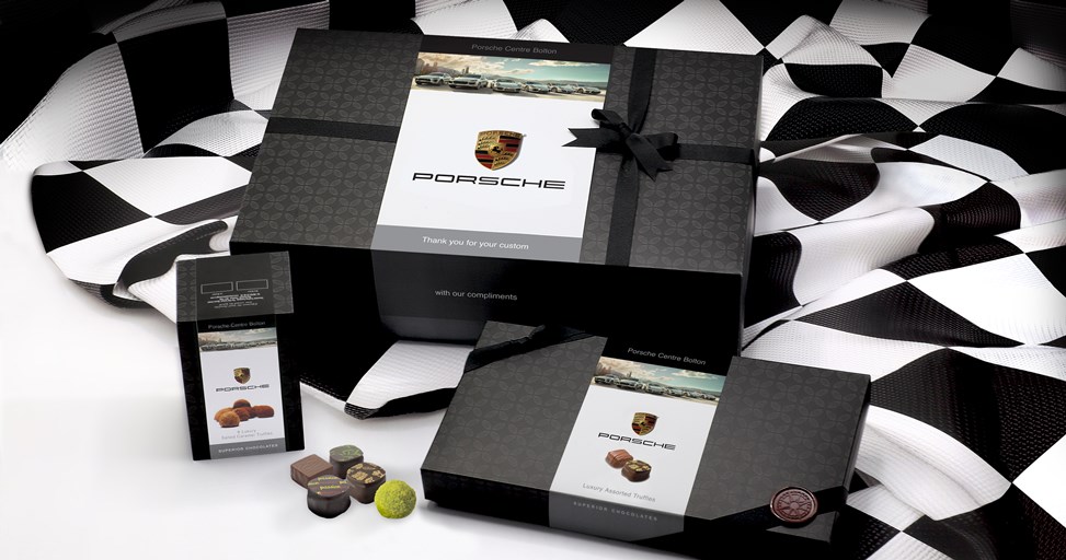Porsche Corporate Personalised Chocolate Hamper
