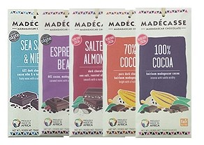 Madecasse chocolate bar range