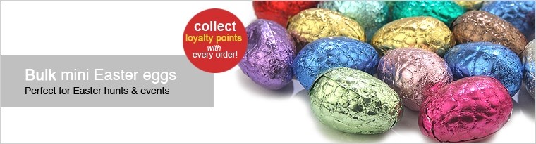 Bulk mini Easter eggs