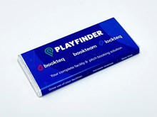 Playfinder personalised chocolate bar