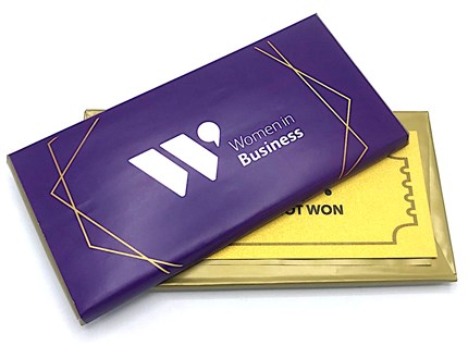 Women in Business gold ticket bar