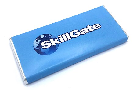 Skillgate personalised 40g chocolate bar