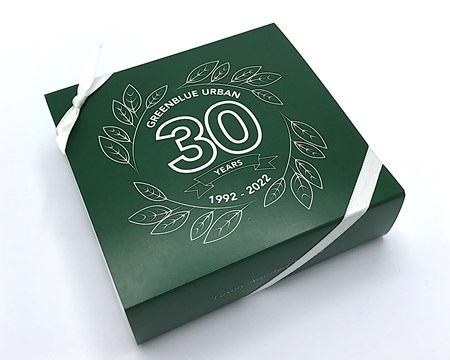 GreenBlue Urban branded chocolate box