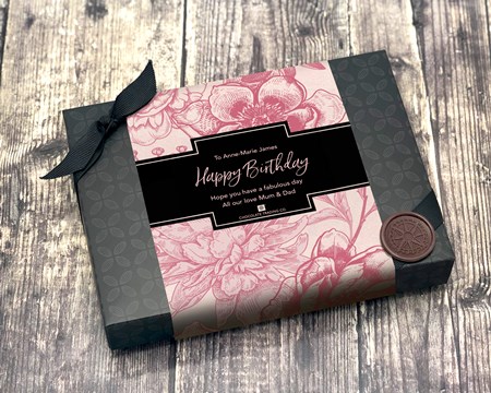 12 Box - Pink Flowers