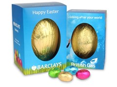 Personalised chocolate Easter eggs