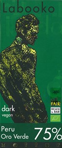 Zotter, Labooko Peru Oro Verde, 75% dark chocolate bar