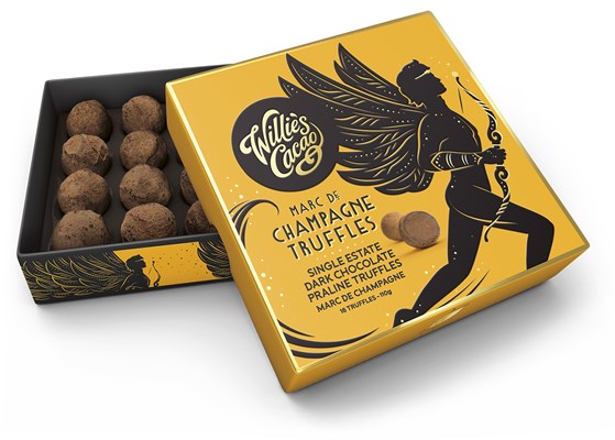 Willie's Marc De Champagne truffles