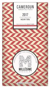 Millesime, Cameroun 2017, 75% dark chocolate bar