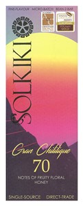 Solkiki, Gran Chillique, 70% dark chocolate bar