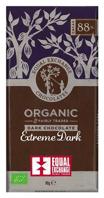 Equal Exchange, 88% Extreme dark chocolate bar