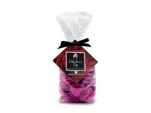 Valentine Fuschia Pink Foiled, Chocolate Hearts Gift Bag