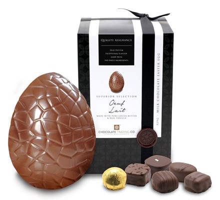 Oeuf Lait, Superior Selection milk chocolates Easter egg 329g