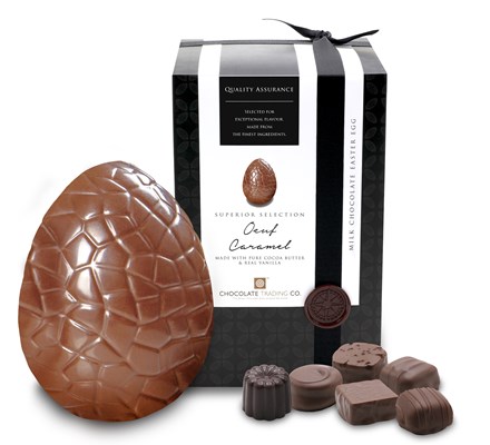 Oeuf Caramel, Superior Selection milk chocolates Easter egg 329g
