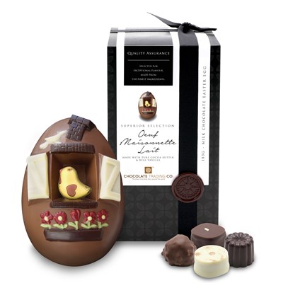 Oeuf Maisonnette, Superior Selection milk chocolate Easter egg