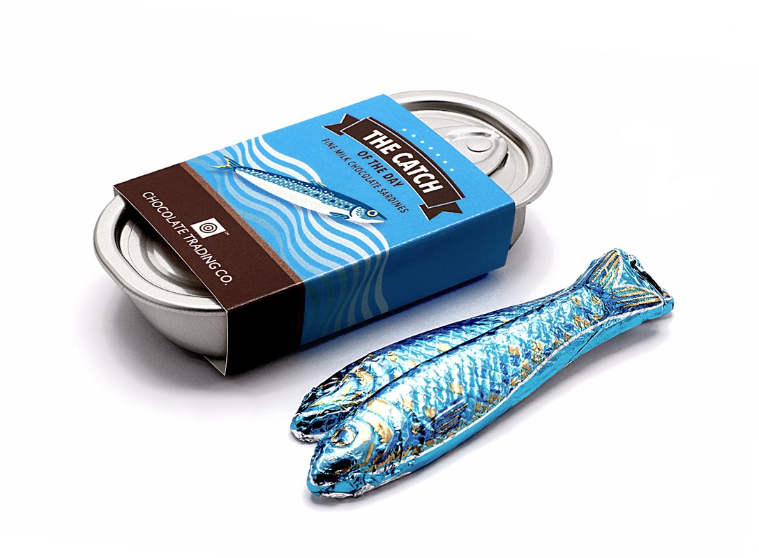 Milk Chocolate Sardine Tin Chocolate Trading Co