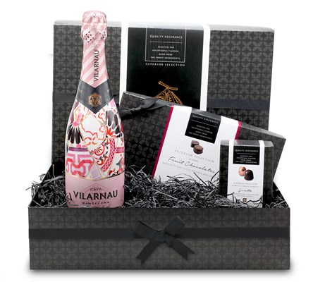 Summer Fruits, Chocolate & Rose Cava Gift Hamper