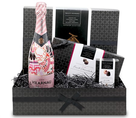 Summer Fruits, Chocolate & Rose Cava Gift Hamper