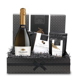 Chocolate and Prosecco Large Gift Hamper Chocolate Trading Co