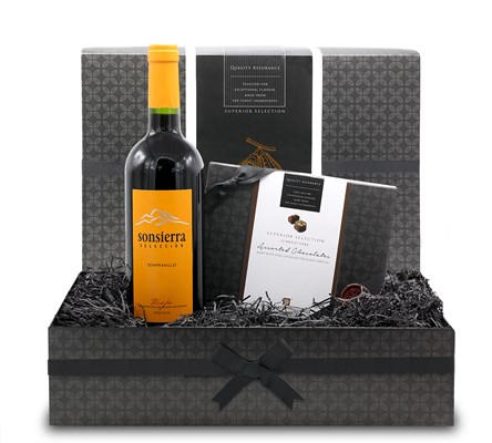 Chocolate and Red Wine Gift Hamper