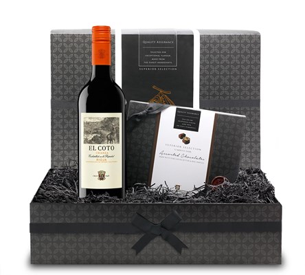 Chocolate and Red Wine Small Gift Hamper