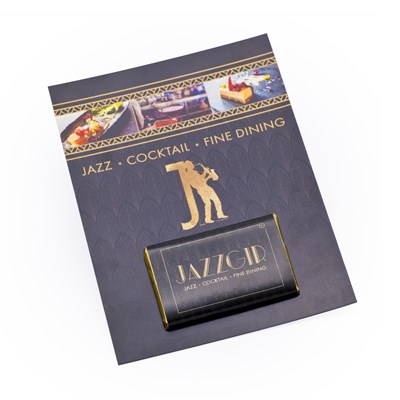 Personalised Chocolate Mini-Bar & Promotional Card