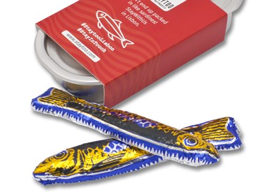 Personalised Tin of Chocolate Sardines