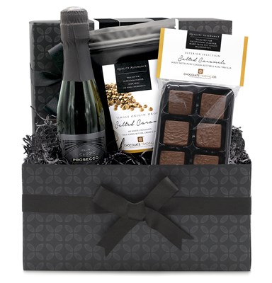 Superior Selection Prosecco & Salted Caramels Chocolate Hamper
