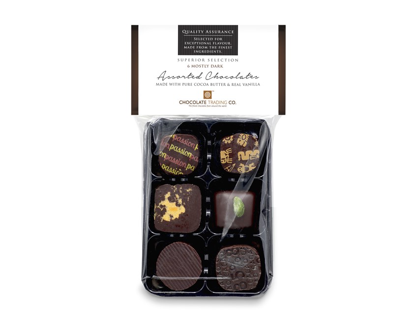 Buy dark chocolate gift boxes online for UK delivery by post