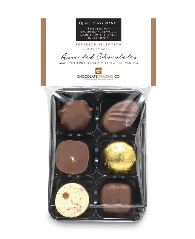 6 Milk Chocolate Selection Gift Pack Chocolate Trading Co