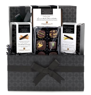 Superior Selection, Dark Chocolate 'Citrus' Mini Chocolate Hamper