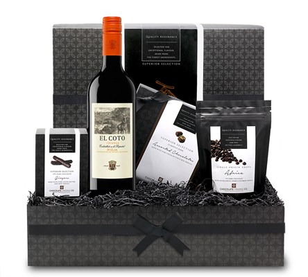 Red Wine & Dark Chocolate Hamper