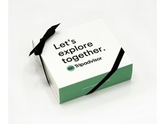 Tripadvisor Custom Branded 4 Chocolate Box Sleeve