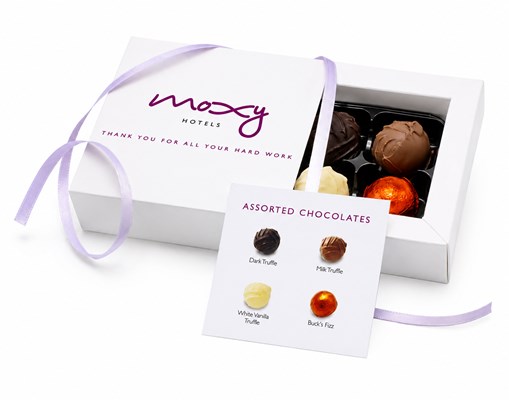 4 Chocolate Box Sleeve Moxy Hotel