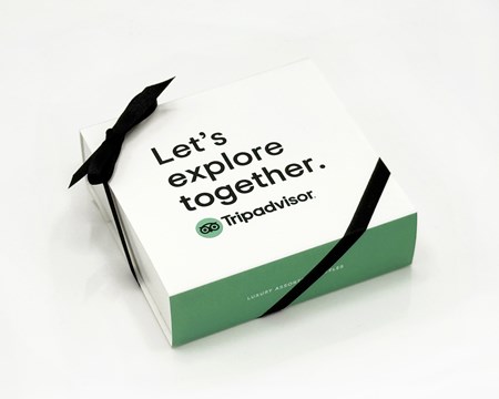 Tripadvisor Custom Branded 4 Chocolate Box Sleeve