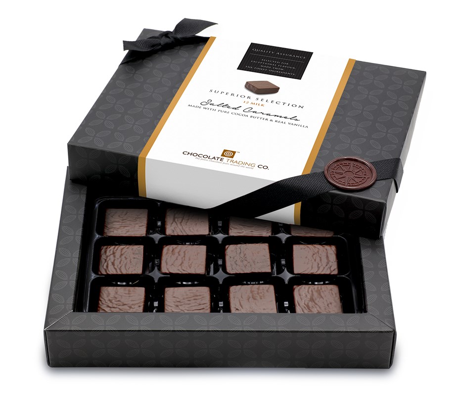 Superior Selection, Salted Caramels Chocolate Gift Box Chocolate