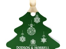 Personalised Christmas Tree Bauble with Chocolate