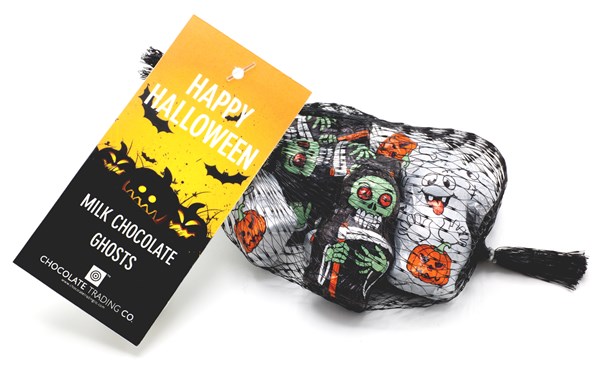 Halloween Chocolate Ghosts Gift Net