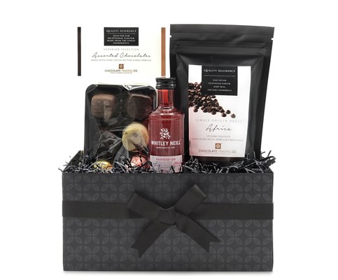 Raspberry Gin Mini Chocolate Hamper