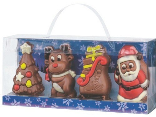 Milk Chocolate Santa & Friends gift pack