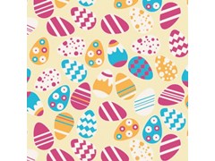 Easter egg, chocolate transfer sheets (on dark chocolate)