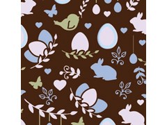 Easter theme, chocolate transfer sheets (on dark chocolate)
