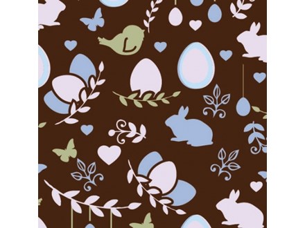 Chocolate World LF017689 Chocolate Transfer Sheets - White Stars