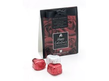 Valentine Hearts Ribboned Pouch