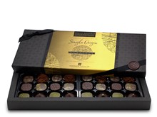 Superior Selection, Single Origin Ganaches Chocolate Gift Box - 24 box size