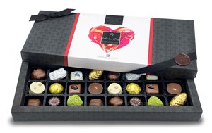 Click to view product details and reviews for Superior Selection Valentines 24 Mostly Milk Chocolate Gift Box Personalised 24 Box.