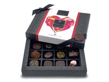 Valentine's 12 Mostly Dark Chocolate Gift Box