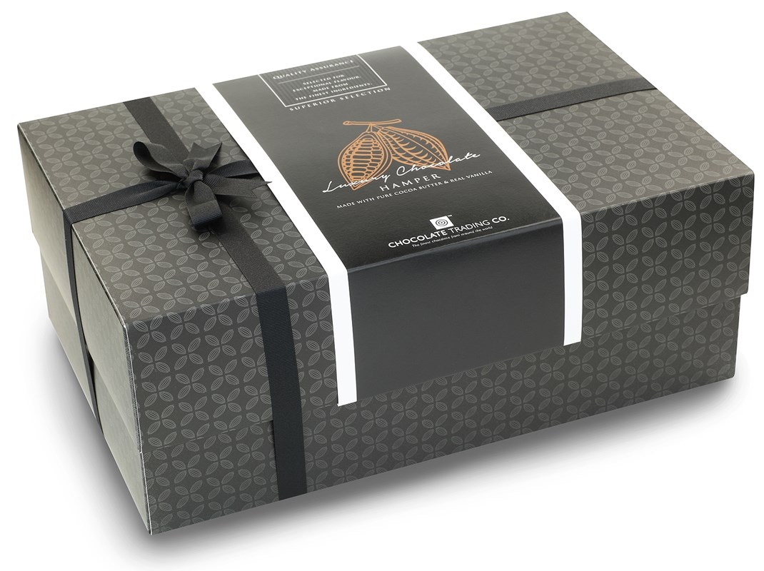 Empty Large Chocolate Gift Hamper To Fill Chocolate Trading Co