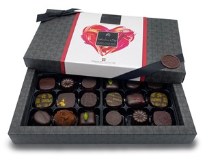 Click to view product details and reviews for Superior Selection Valentines 18 Mostly Dark Chocolate Gift Box Personalised 18 Box.
